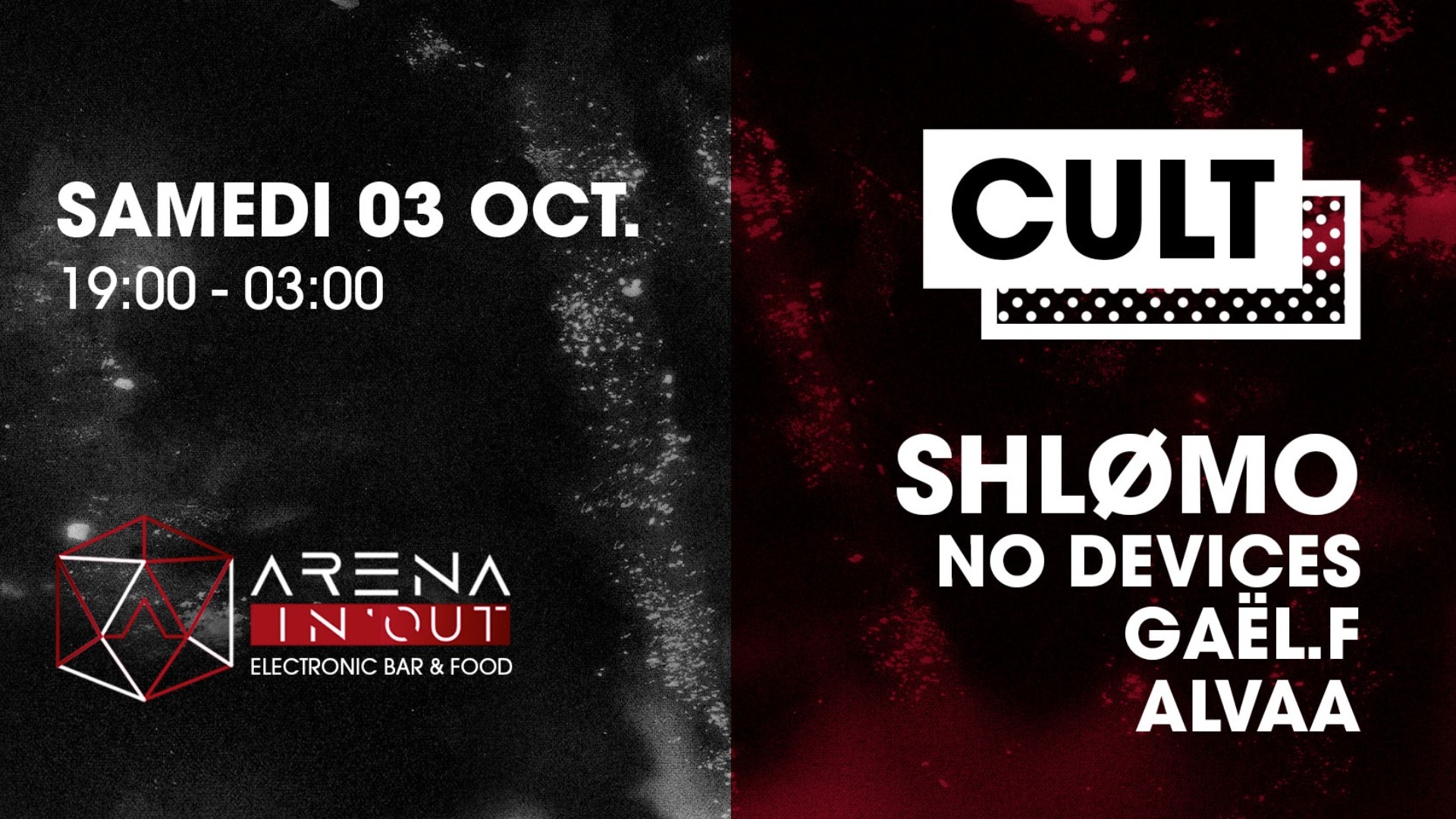 Cult : w/ Shlømo & More l Techno & Rave l image