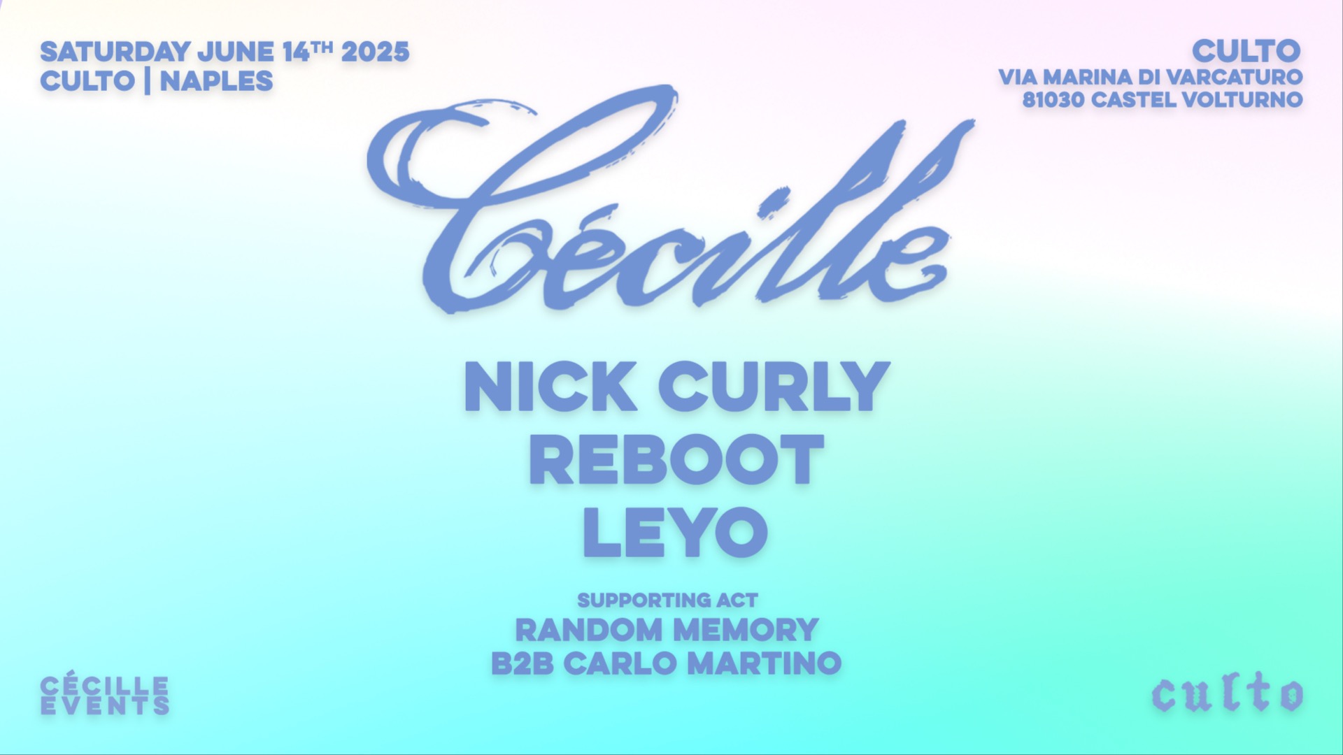 CULTO IV - Cecille in Naples image