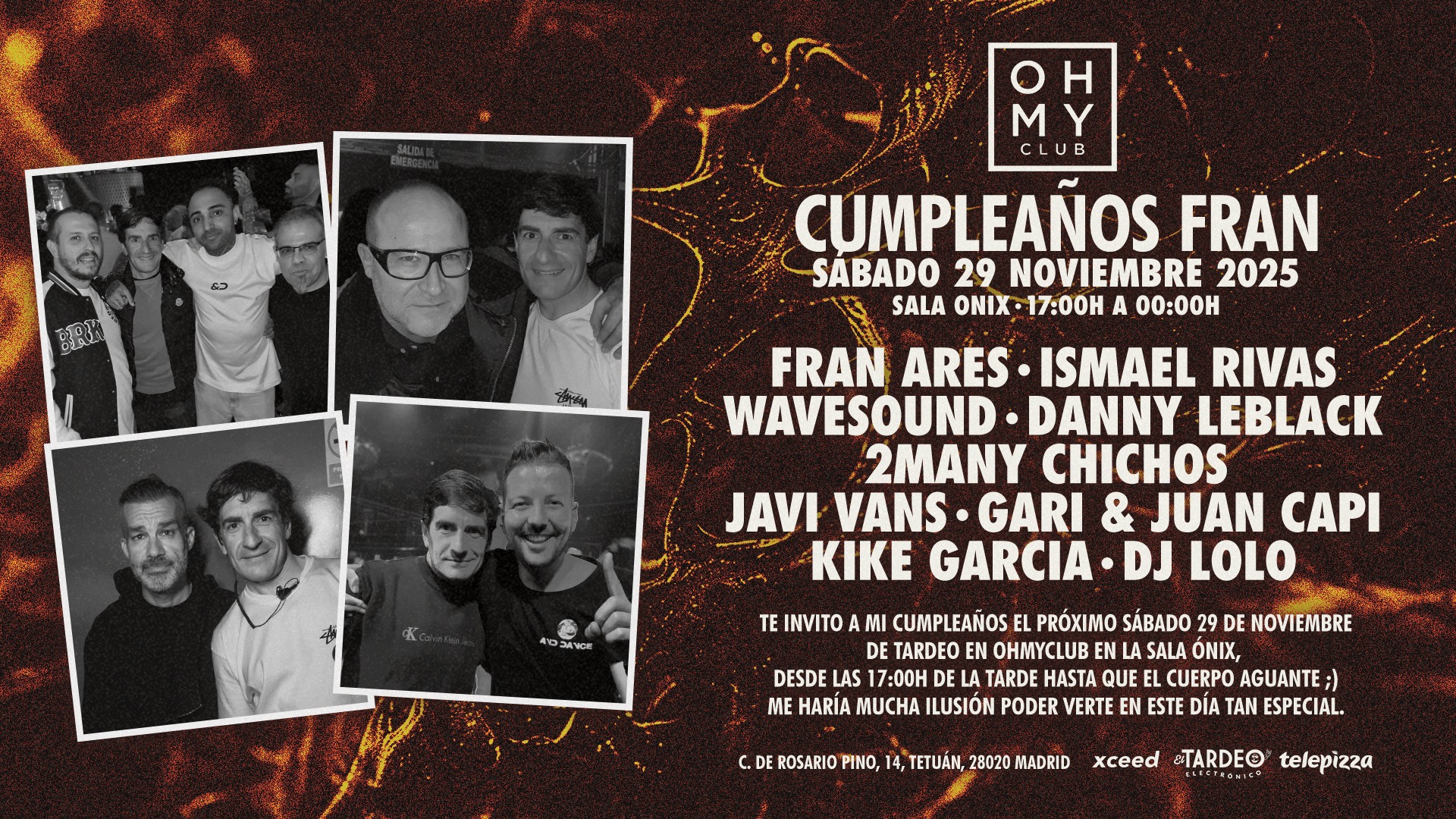 CUMPLEAÑOS FRAN (TARDEO OH MY Club | Sala ONIX)