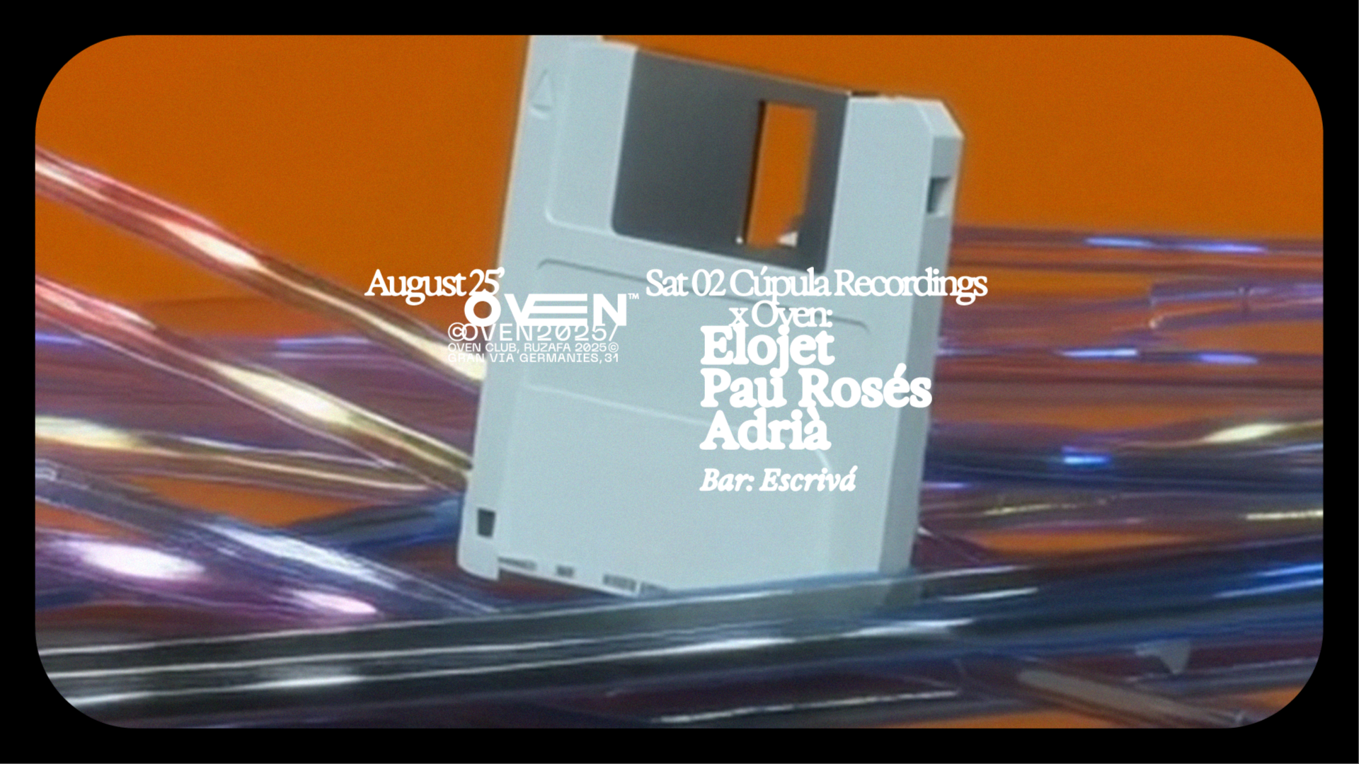 Cúpula x Oven: Elojet + Pau Rosés + Adrià / Bar: Escrivá image