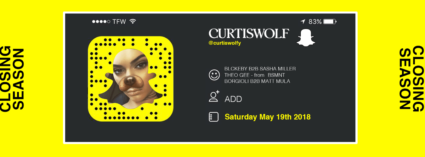 Curtis Wolf Closing Party w/ BSMNT image