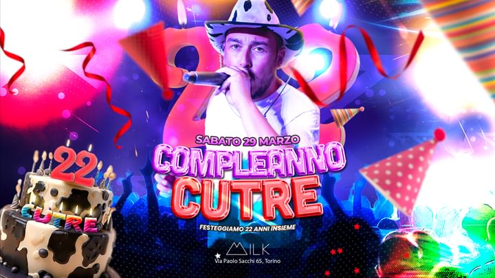 Cover for event: CUTRE - 22° COMPLEANNO