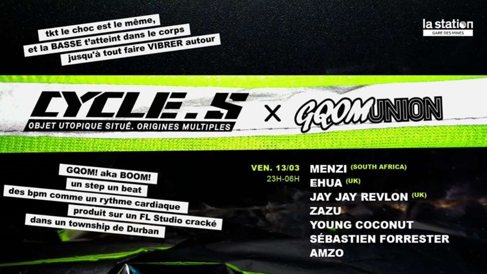 Cycle.s X Gqomunion image