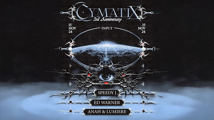 Cover for event: CYMATIX 3RD ANNIVERSARY with SPEEDY J