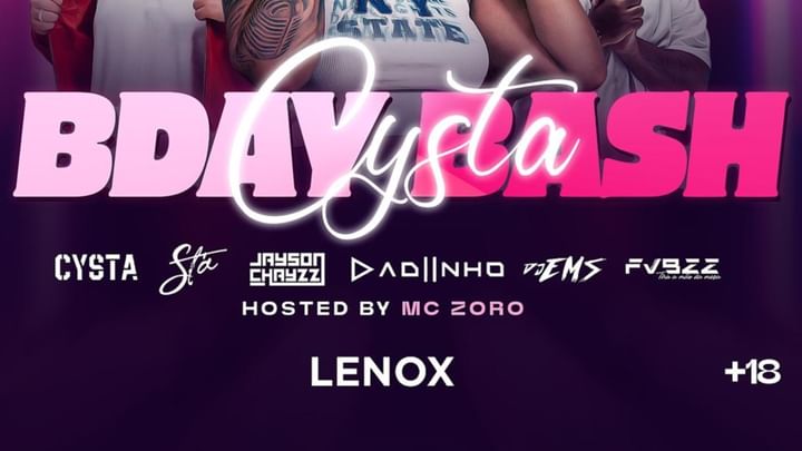 Cover for event: Cysta Bday Bash | Lenox 24.02