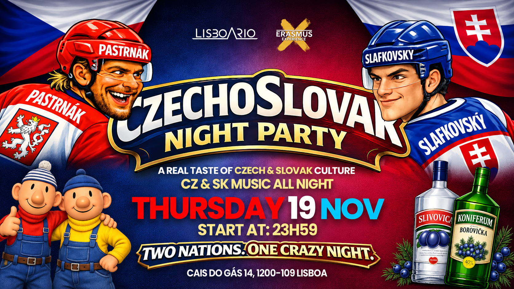 CZECHOSLOVAK PARTY 🇨🇿🇸🇰 | FREE ENTRANCE (men & women) until 1:00am image