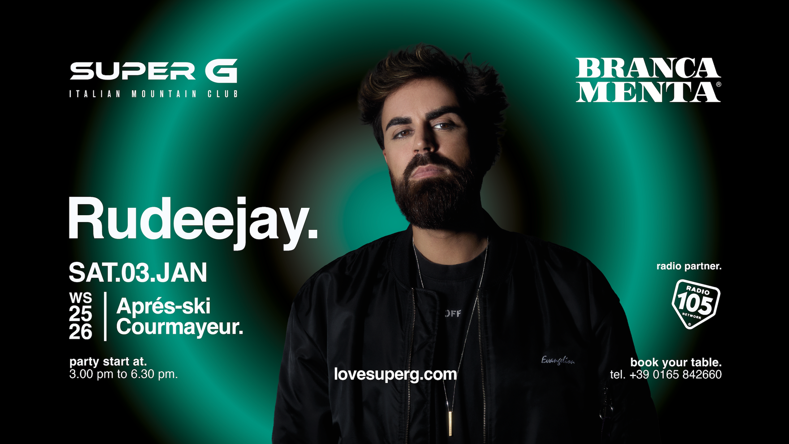 DAME UN BRRRR presents RUDEEJAY @Super G image