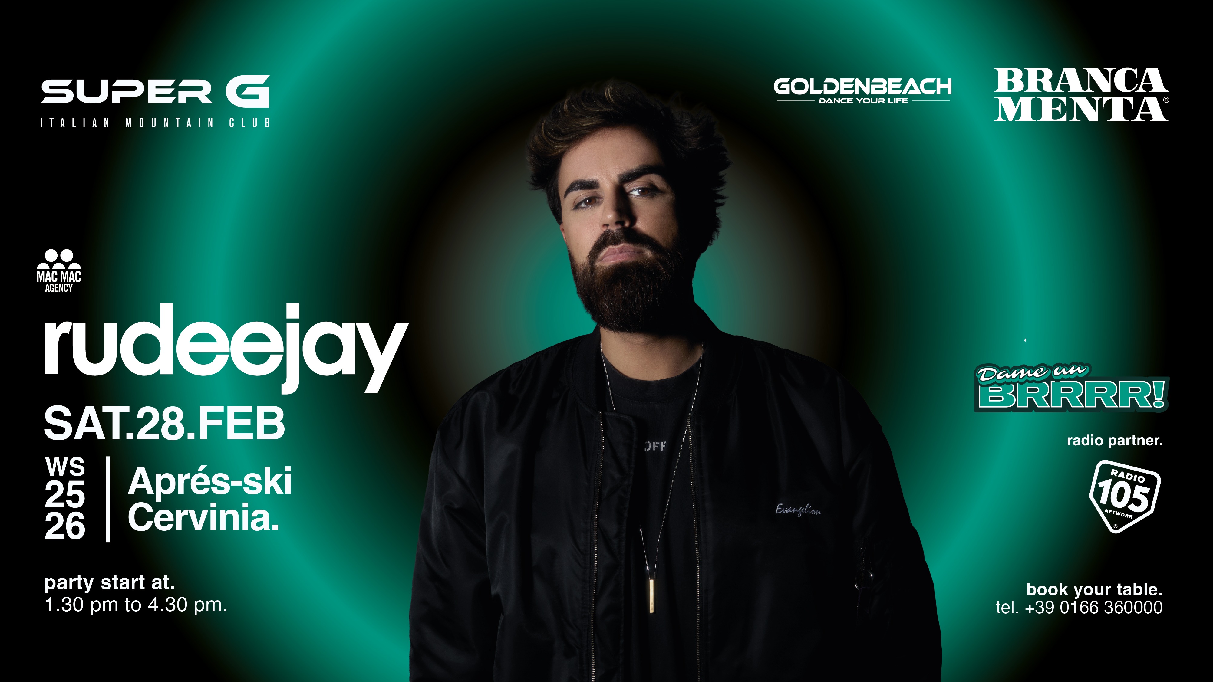 DAME UN BRRRR presents RUDEEJAY @Super G image