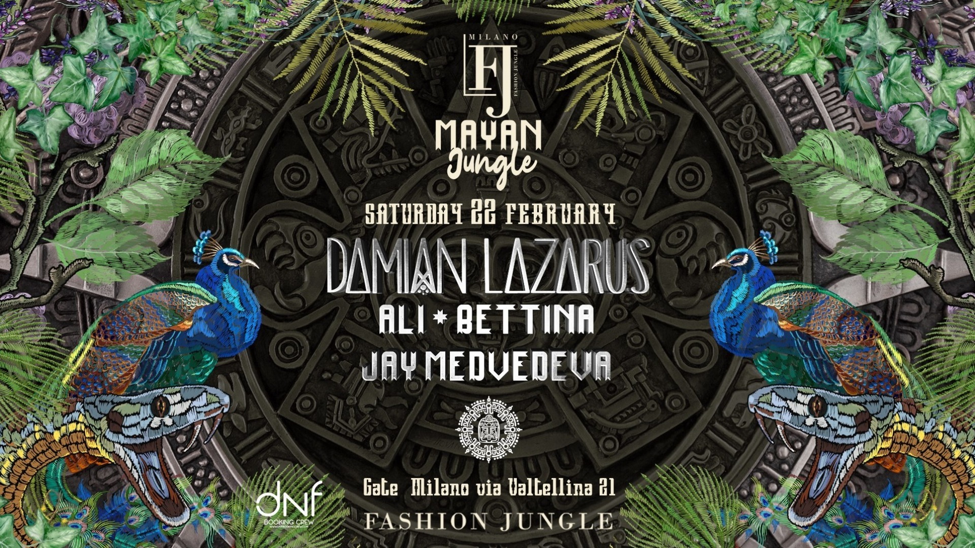 Damian Lazarus at FJ Mayan Jungle Milan Fashion Week image