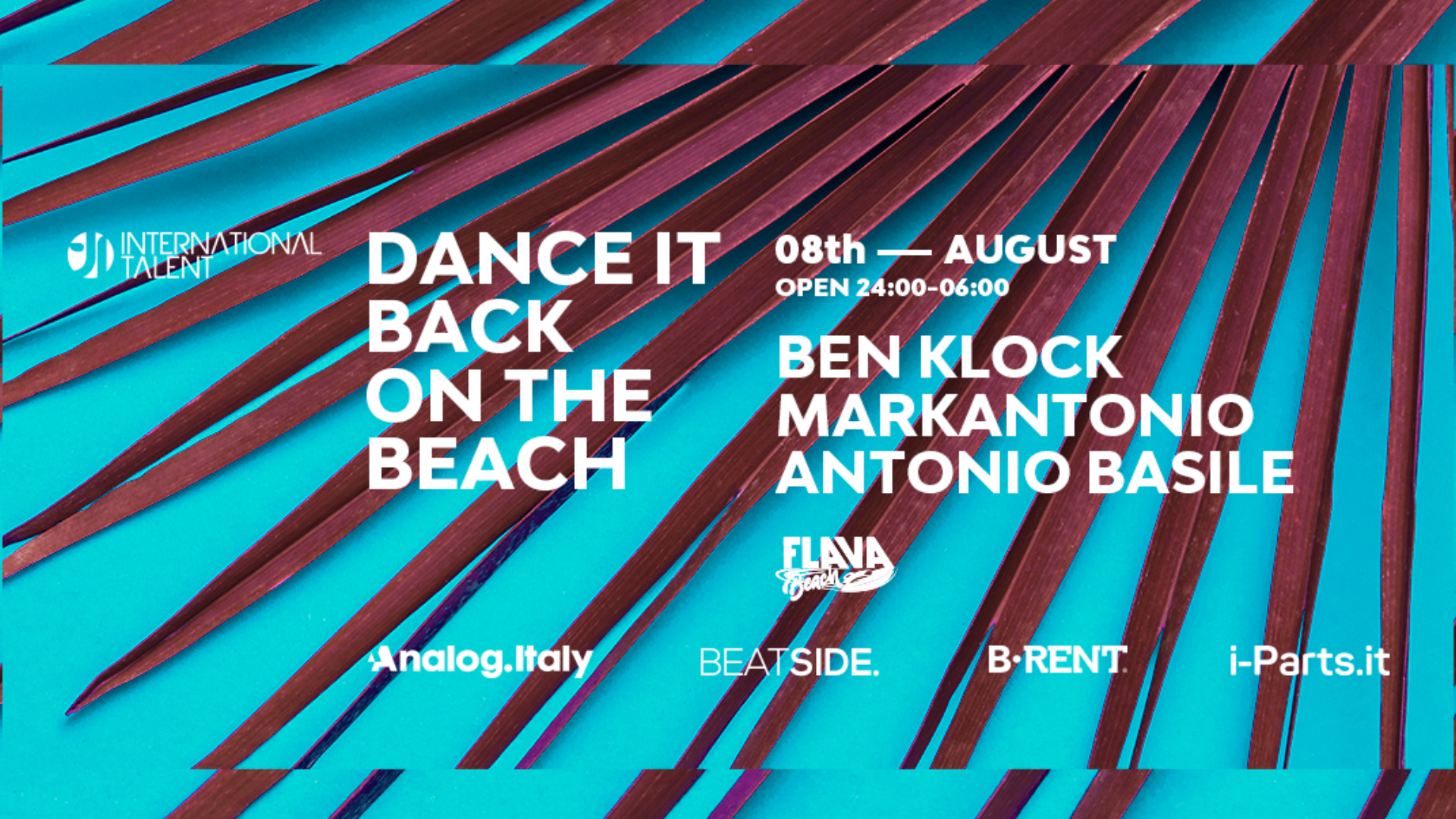 Dance It Back w/ Ben Klock, Markantonio, Antonio Basile image