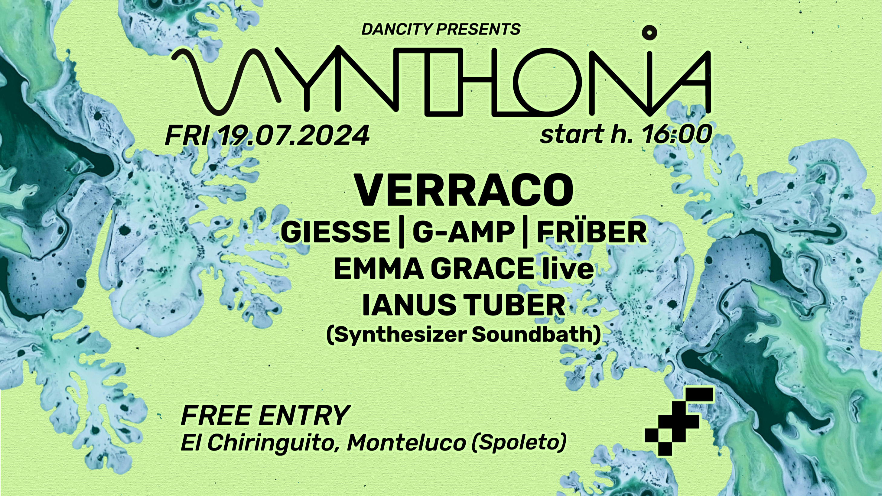 Dancity presents Synthonia at Monteluco | Guest: Verraco  image