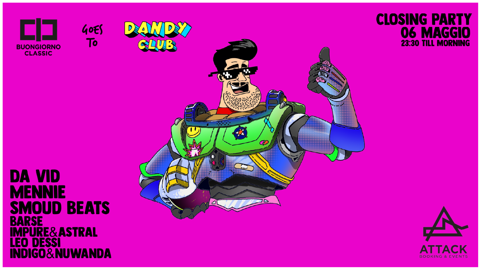 DANDY CLUB CLOSING PARTY W/ BUONGIORNO CLASSIC image