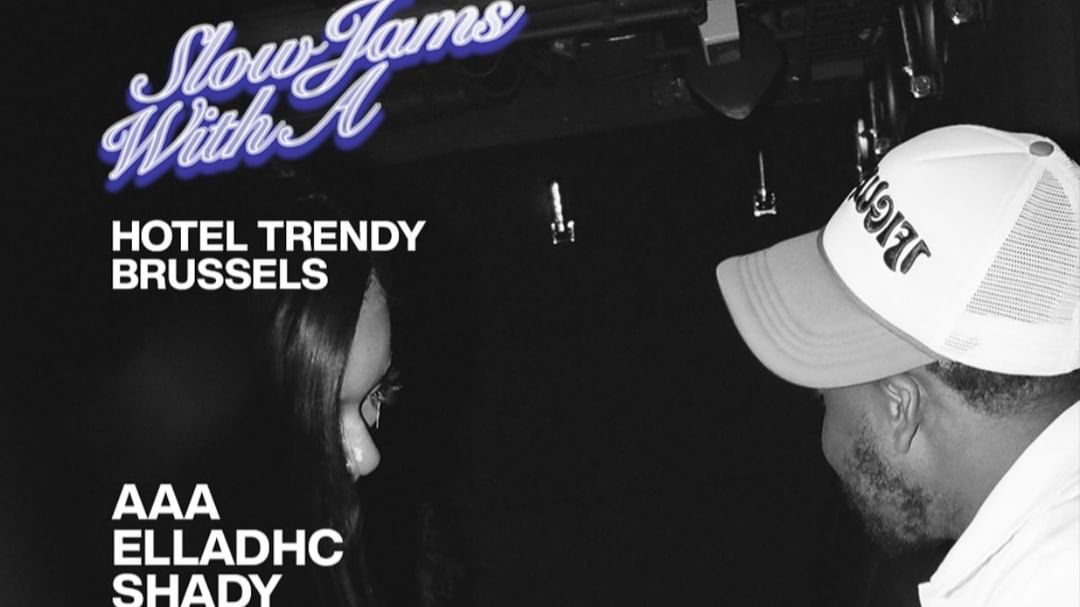 Cartel del evento  SLOWJAMSWITHA x HOTEL TRENDY • 17 APRIL