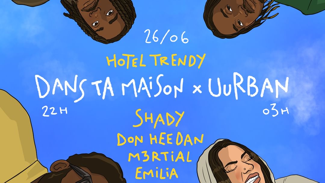 Capa do evento DANS TA MAISON x UURBAN • AT HOTEL TRENDY • 26 JUIN 2025