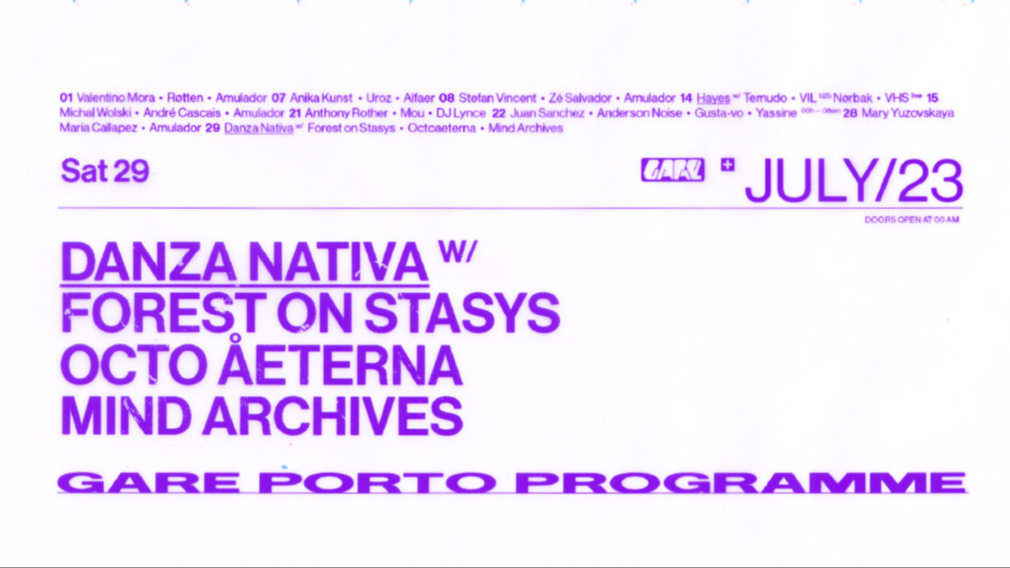 Danza Nativa * Forest On Stasys + Octo Åeterna + Mind Archives  image