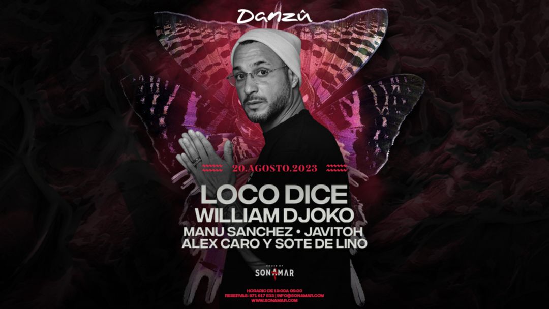 Cartell de l'esdeveniment Danzû presents. Loco Dice at Social Club