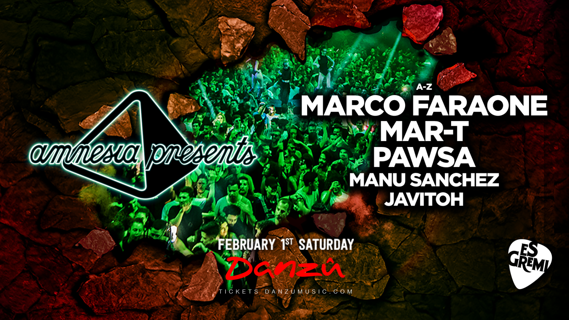 Danzû presents: Amnesia at Es Gremi