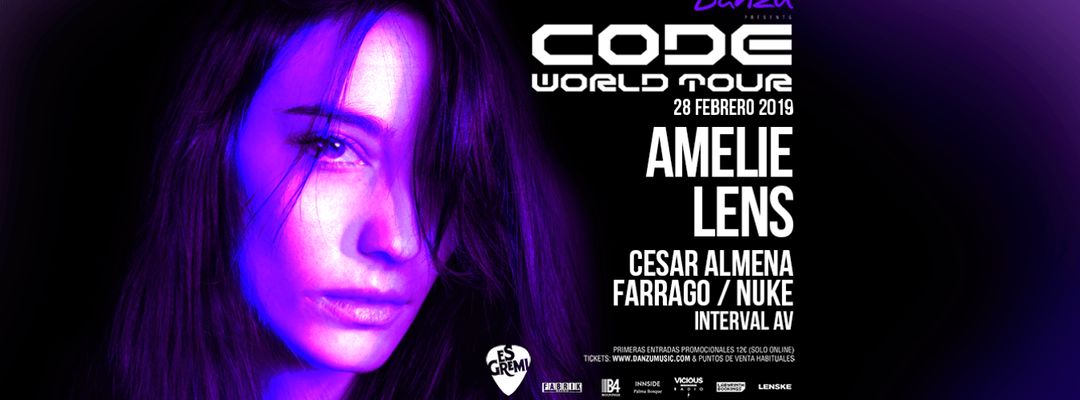Copertina evento Danzû presents CODE w/ Amelie Lens at Es Gremi