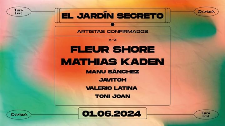 Cover for event: DANZÛ presents. El Jardin Secreto at Es Turó