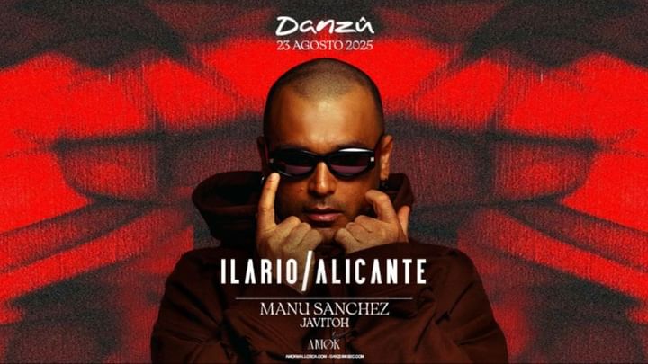 Cover for event: Danzû presents Ilario Alicante at AMØK