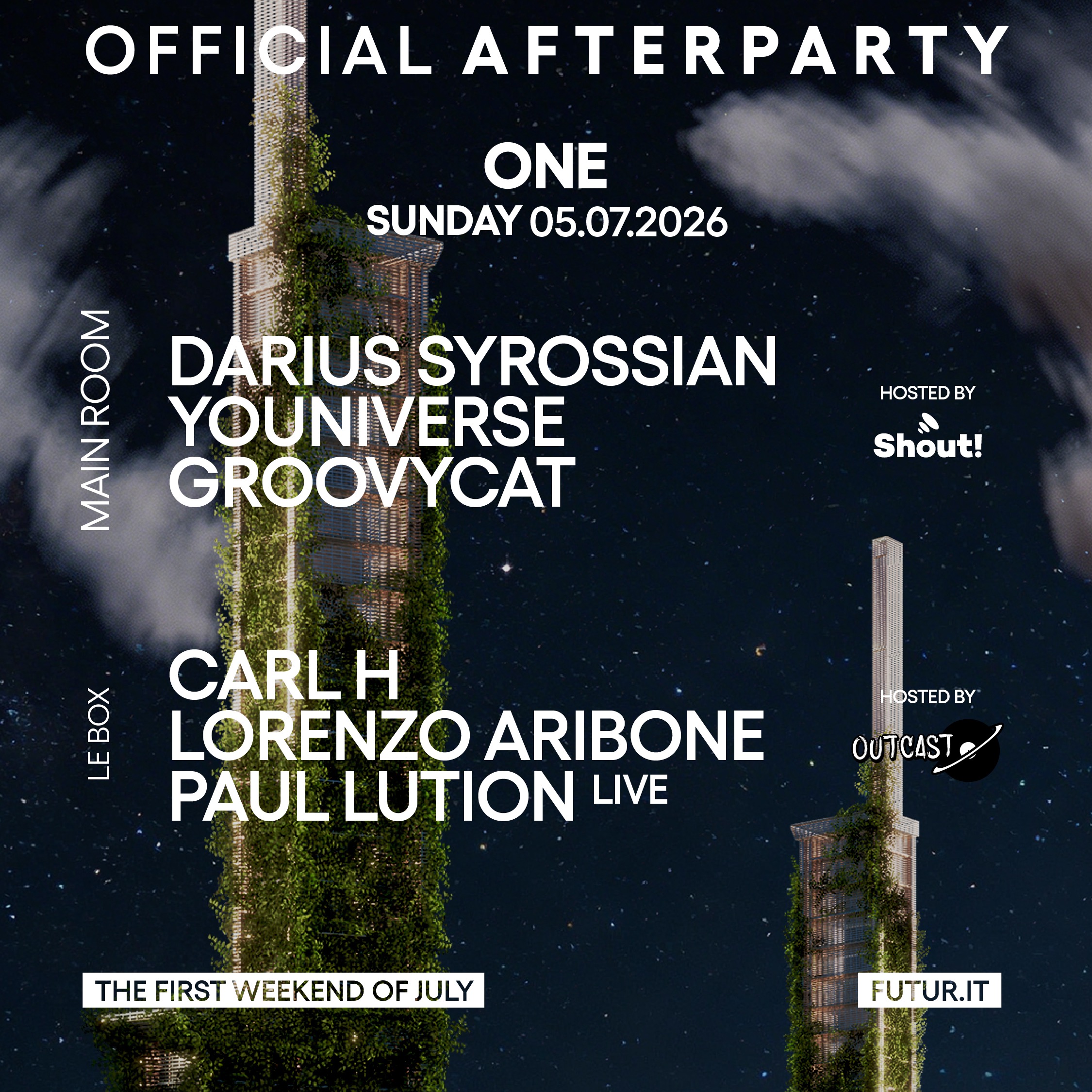 DARIUS SYROSSIAN  for KFF26 OFFICIAL SHOUT! AFTER PARTY - DAY 3 image