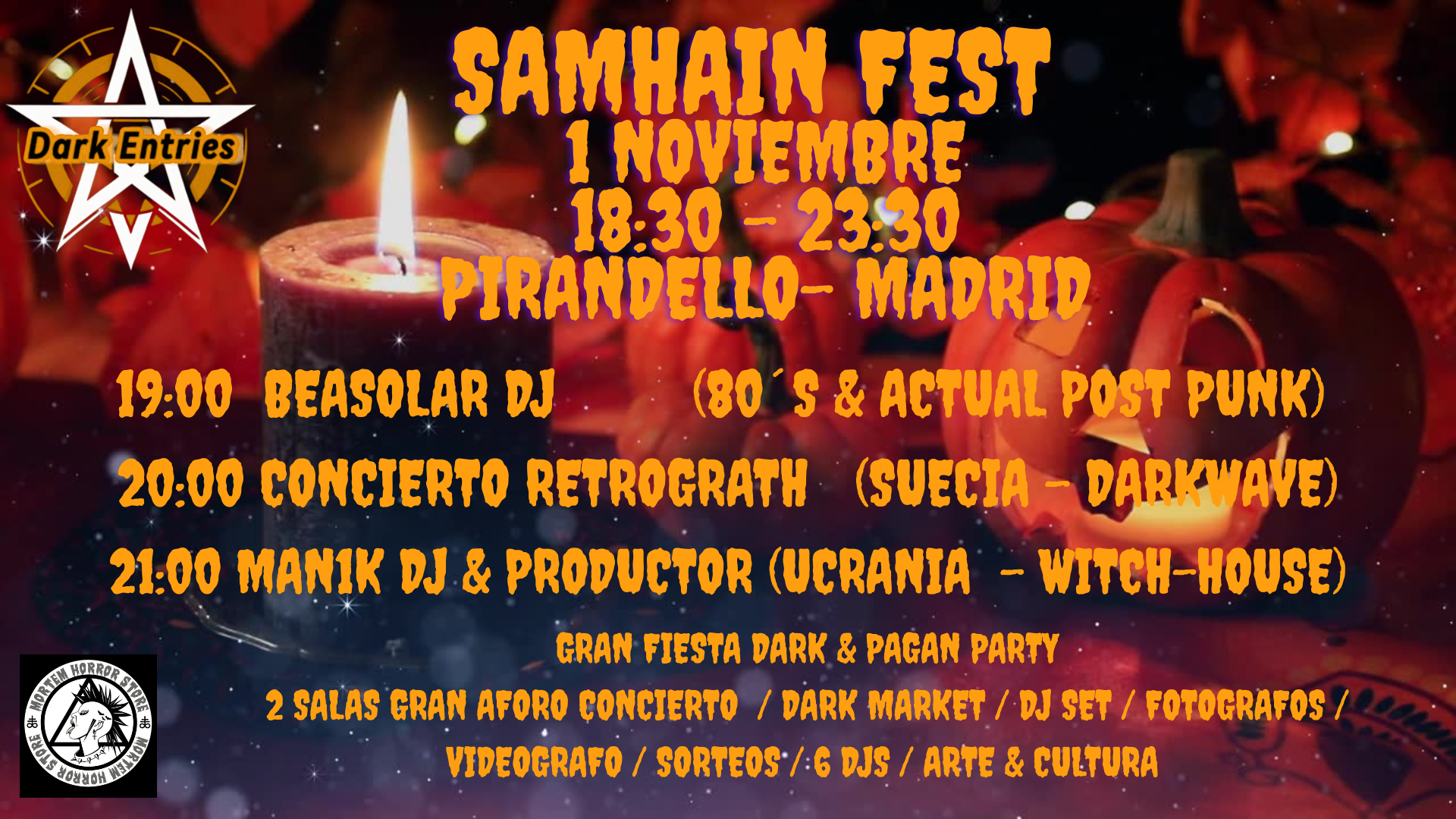 DARK ENTRIES - Especial Halloween &  Desfile Marcha Gótica image