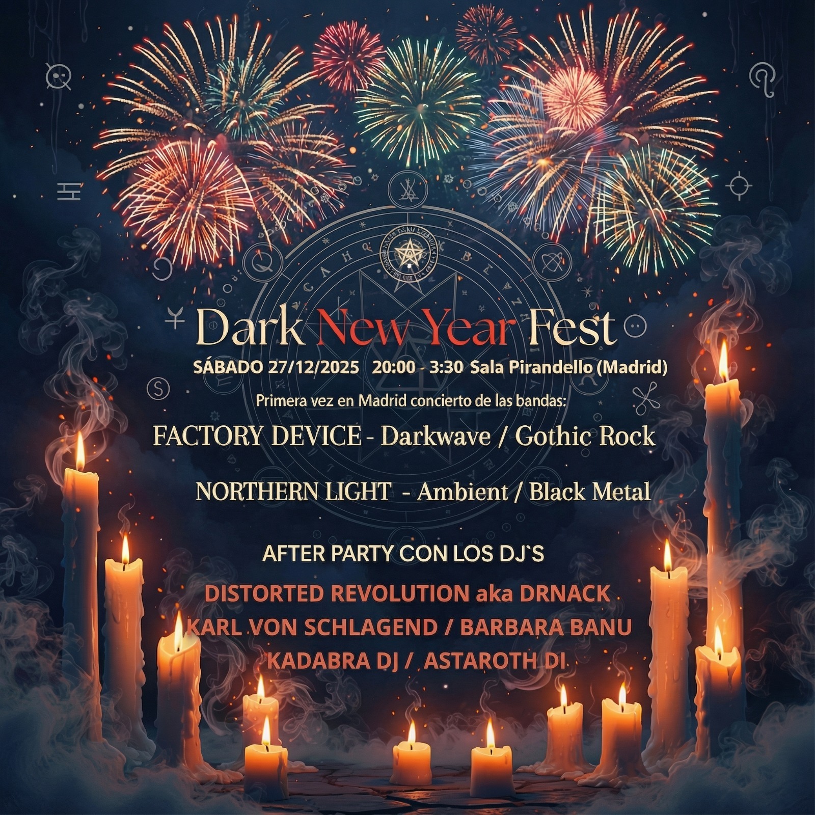 Dark New Year Fest - Conciertos FACTORY DEVICE + NORTHERN LIGHT + After Party con DJS image