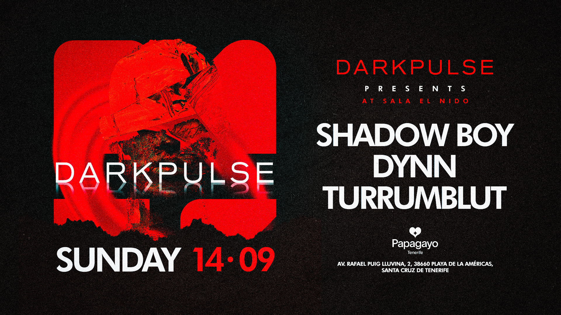 Dark Pulse · Sala El Nido · Sun. 14th September 2025 image