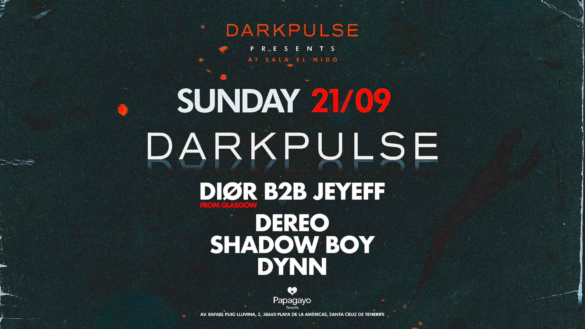 Dark Pulse · Sala El Nido · Sun. 21th September 2025 image
