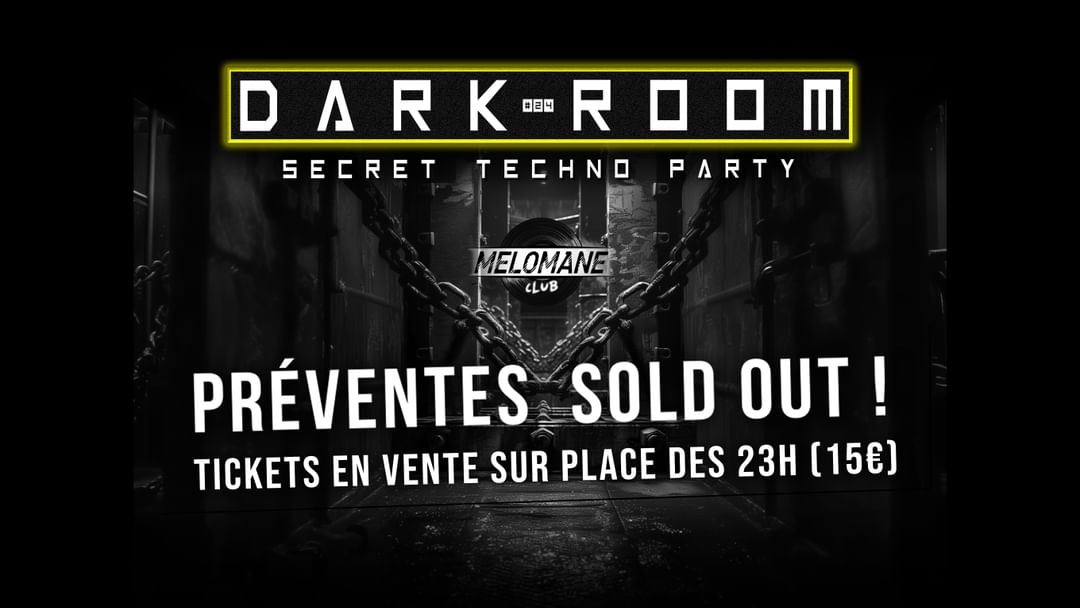 Cartell de l'esdeveniment #DARK ROOM#24