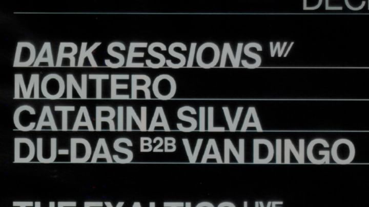 Cover for event: Dark Sessions * Montero, Catarina Silva, Du-das b2b Van Dingo