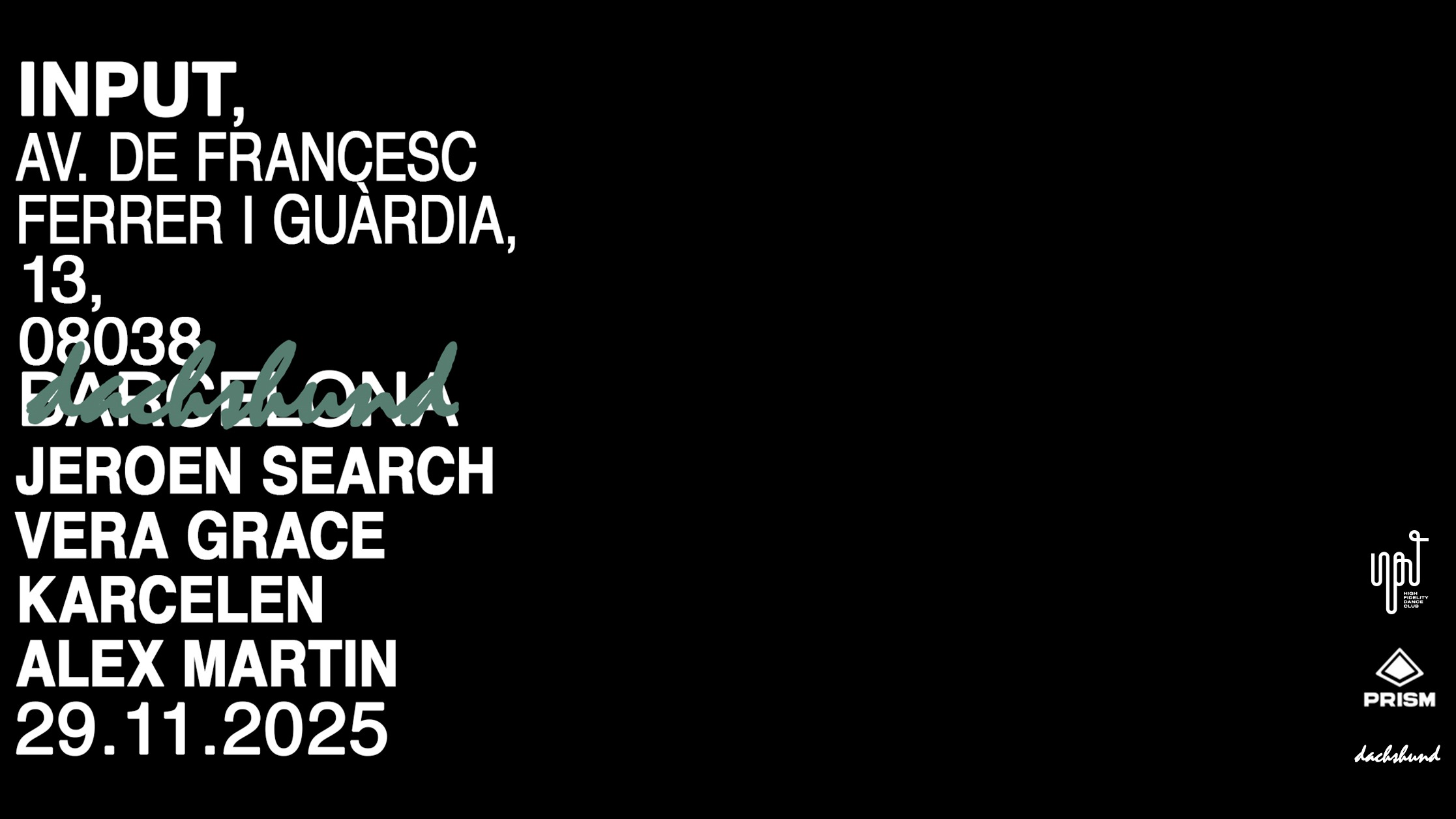 DASCHSHUND pres. JEROEN SEARCH