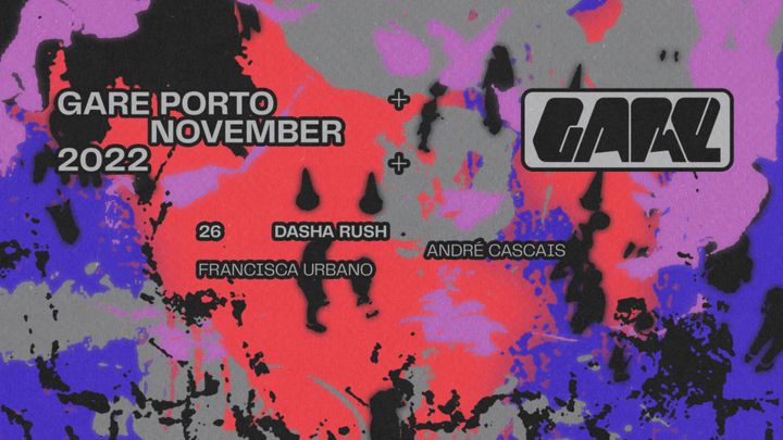 Cover for event: Dasha Rush + André Cascais + Francisca Urbano