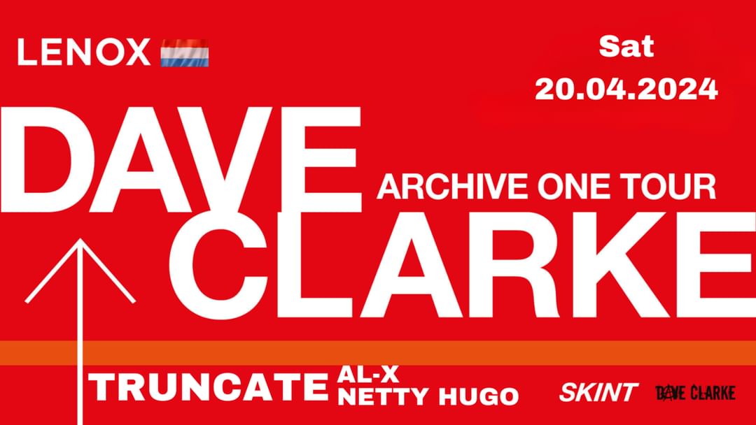 Capa do evento DAVE CLARKE 