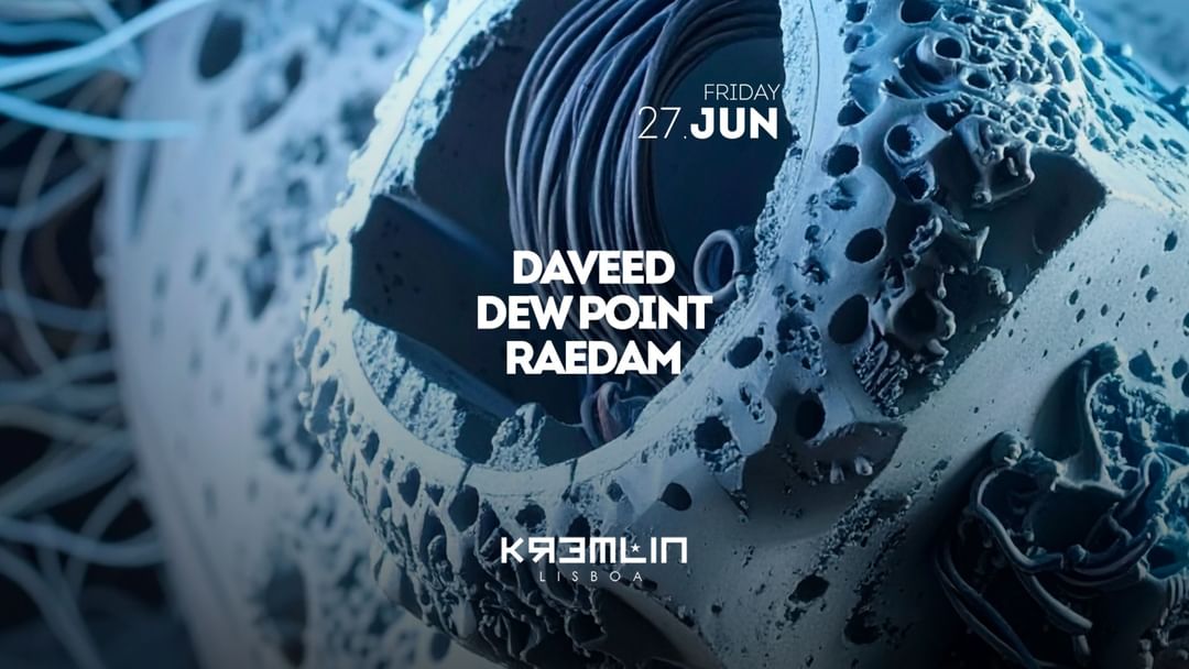 Cartell de l'esdeveniment Daveed, Dew Point, Raedam