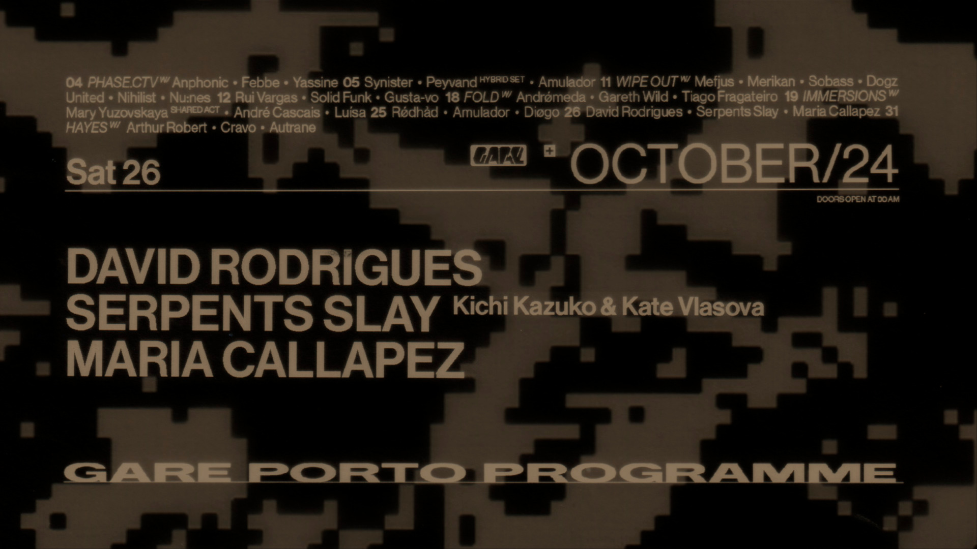 David Rodrigues, Serpents Slay (Kichi Kazuko & Kate Vlasova), Maria Callapez