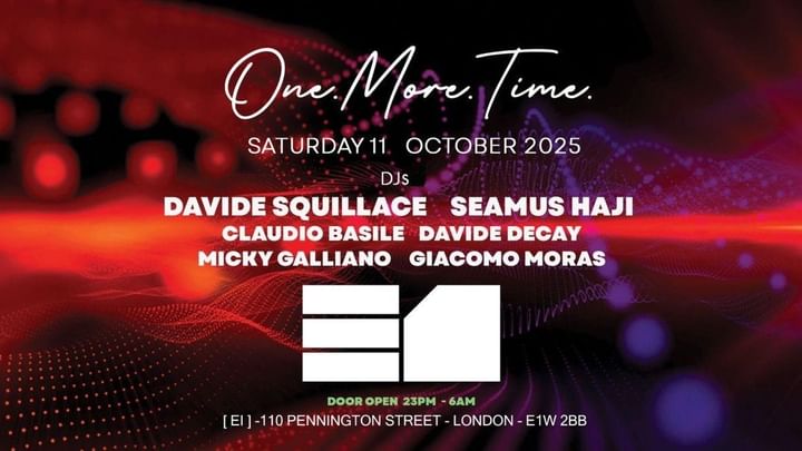 Cover for event: Davide Squillace & Seamus Haji