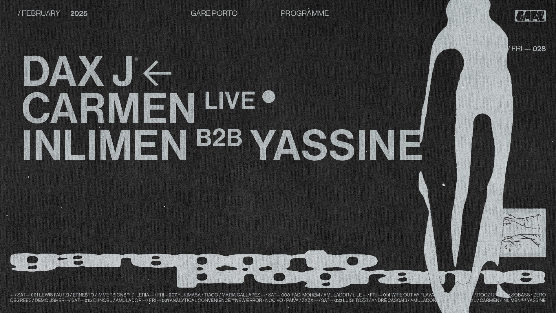 Dax J + Carmen [live] + INLIMEN b2b Yassine 