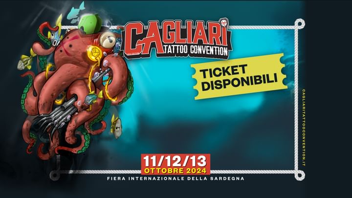 Cover for event: SABATO - DAY 2 - Cagliari Tattoo Convention - 12 Ottobre 2024