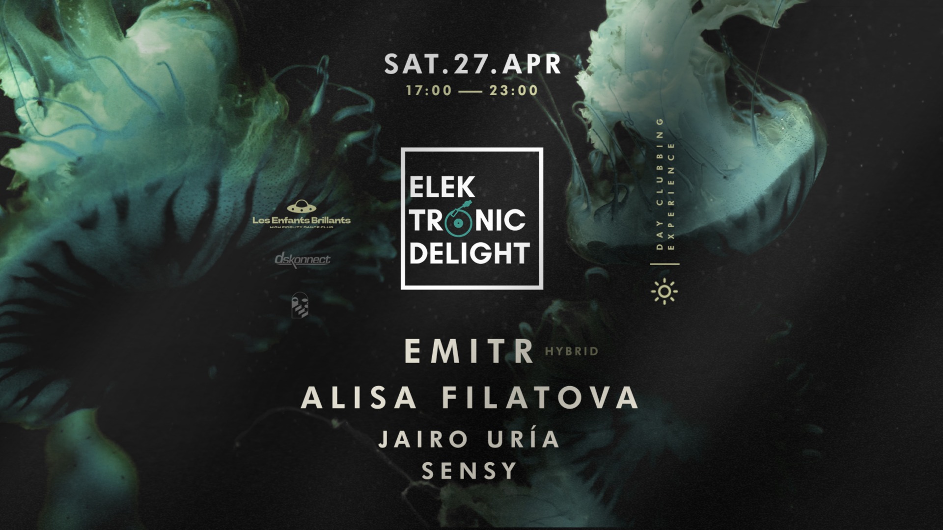 (DAY EVENT) Elektronic Delight invites EMITR (Obscura) and Alisa Filatova (Innervisions) image