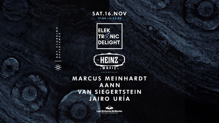 Cover for event: (DAY EVENT) Elektronic Delight presents Heinz Music Showcase