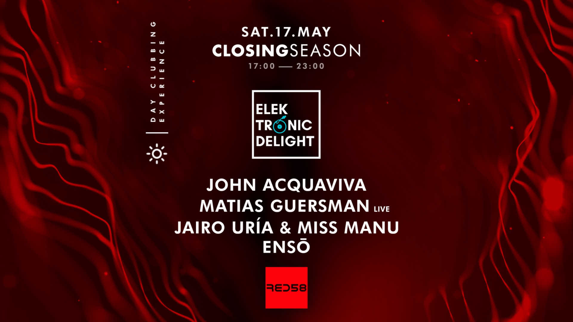 (DAY EVENT) Elektronic Delight presents John Acquaviva & Matias Guersman image
