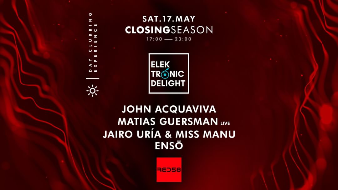 Capa do evento (DAY EVENT) Elektronic Delight presents John Acquaviva & Matias Guersman