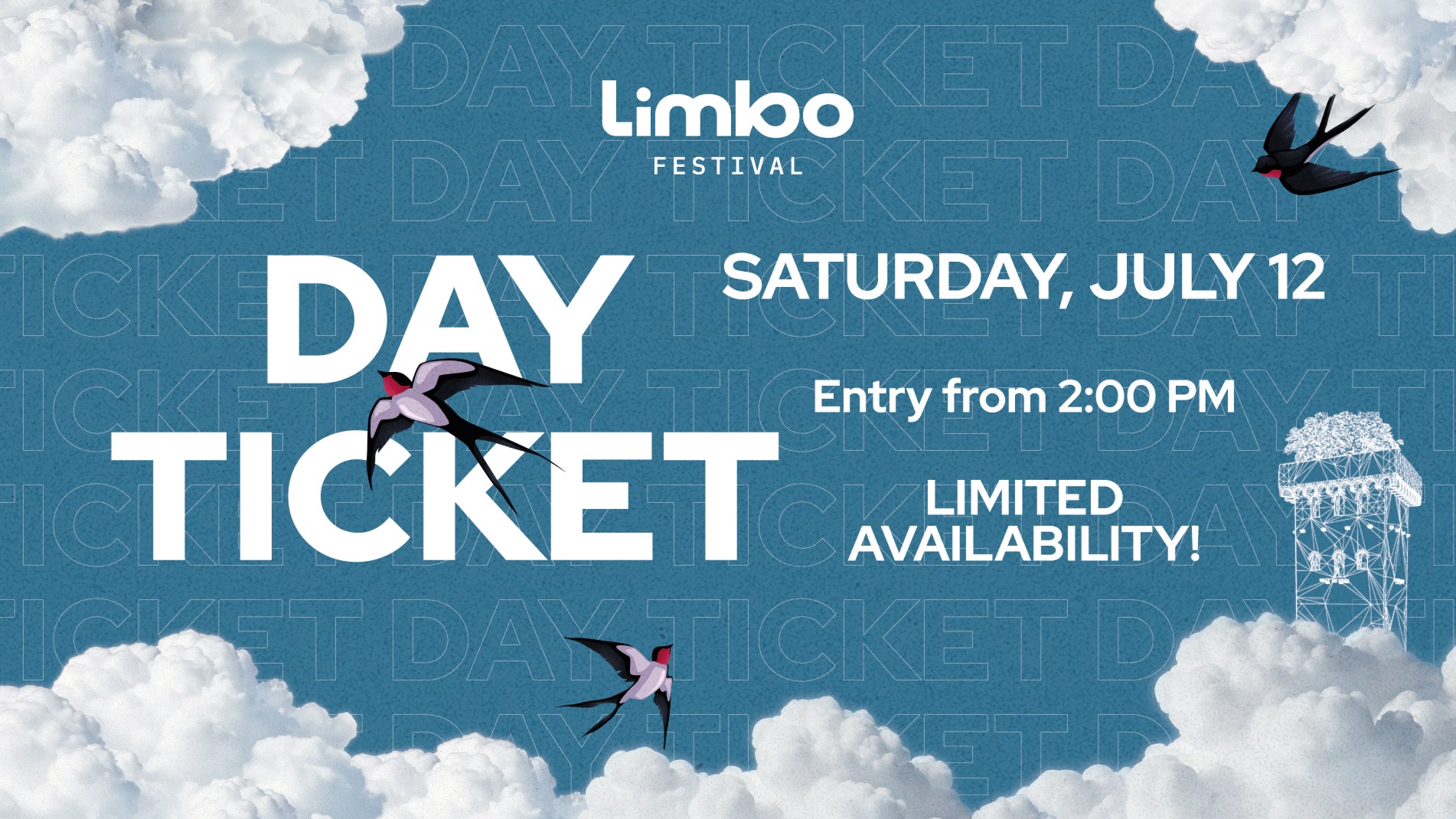DAY TICKET — SATURDAY, JULY 12 image