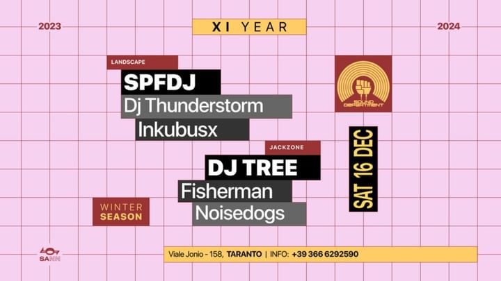 Cover for event: DECEMBER 16 Sound Department w/ SPFDJ | DJ TREE