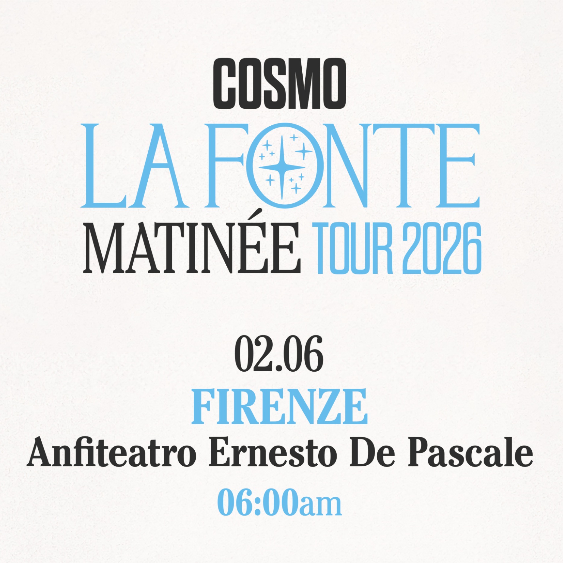 DECIBEL PRESENTS: COSMO - MATINEE TOUR 2026
