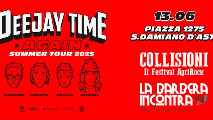 Deeejay Time Again - Summer Tour 2025 - S.Damiano d'Asti event cover