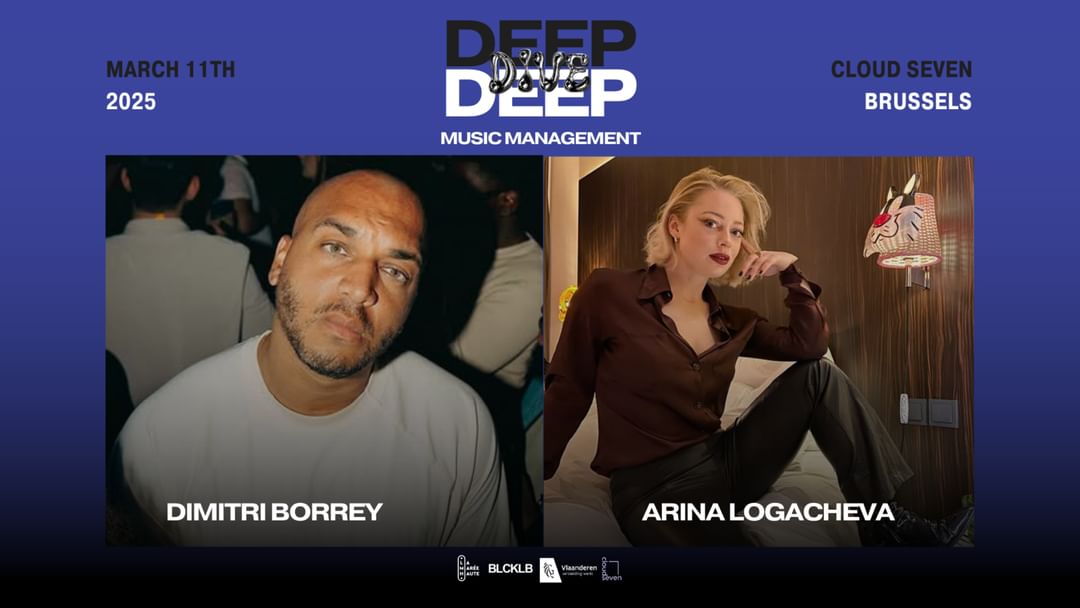 DEEP DIVE: MUSIC MANAGEMENT w/ Dimitry Borrey & Arina Logacheva-Eventplakat