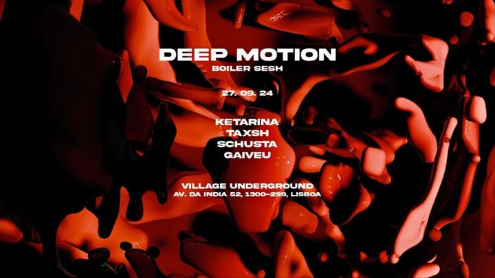 Cover for event: DEEP MOTION - BOILER SESH