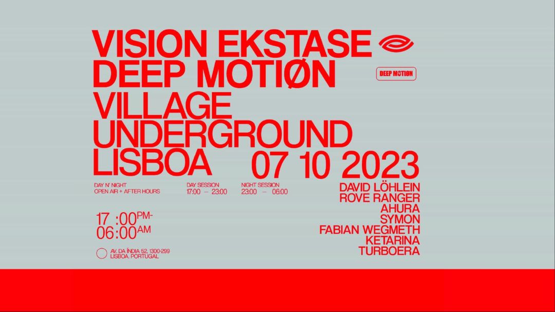 DEEP MOTION x VISION EKSTASE event cover